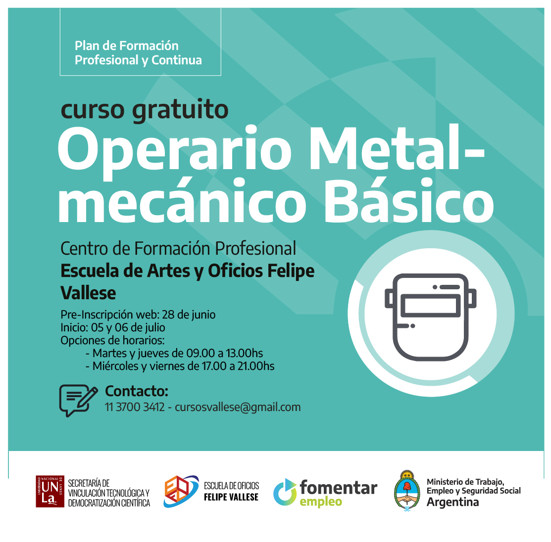 Operario Metalmecánico Básico - Electrodo Revestido